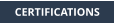 CERTIFICATIONS