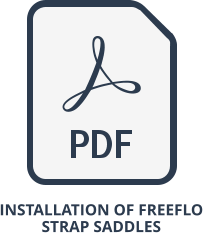 Installation of Freeflo  Strap Saddles